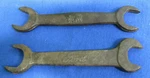 Vintage Ford Script Logo T-1917 Tractor Car Type 2 Wrenches Tool Lot. Fixed Price $12.82.