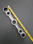 Vintage Herbrand No. 194 Oil Drain Plug Wrench Multi-tool Made Usa. Fixed Price $14.00.