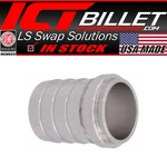 Ict Billet 1.25" Aluminum Barb Weldable Fitting Nipple 1-1/4" Hose. Fixed Price $12.99.