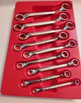 Snap-on XS609 9PC 12-POINT Sae Flank Short 10 Offset Box Wrench Vintage. Fixed Price $169.95.