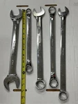Snap-on Large Sae Combination Wrench Lot 5 Pc Usa. Fixed Price $225.00.