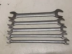 Craftsman Usa Tappet Thin Open End Wrench Set Of 5, Sae 7/8" 3/8" V Series. Fixed Price $80.00.