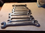10 Pc Stanley Combination Wrench Set-sae/metric-some New/used-nice Assortment-. Fixed Price $20.99.