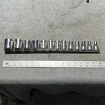Snap-on 313TWYA 13PC 1/2" Dr 6PT Shallow Socket Set TWM361 TW121A 3/8"-1-1/8". Fixed Price $200.00.