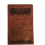 Nos Genuine Carter Carburetor Corporation Carbureter Gasket Assortment No. 194. Fixed Price $12.72.