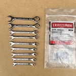 Vintage Craftsman Usa 10PC Midget Wrench Set Sae 42319 Ignition Missing One 5/16. Fixed Price $15.00.
