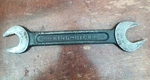 Vintage King Dick Open Ended Spanner Wrench British Made Whitworth 1/2W 7/16. Fixed Price $6.72.