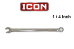 New Icon 1/4 Inch Combination Wrench 12 Point Sae Standard Polished WCAS25. Fixed Price $14.95.