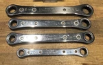 Snap-on Rbm 12-POINT Metric Offset Ratcheting Box Wrench 4PC Used. Fixed Price $145.00.