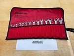 Snap-on Tools Usa New 14PC Metric 12PT Chrome Short Combo Wrench Set OEXSM714K. Fixed Price $649.95.