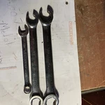Lot Of (3) Matco Wrenches 2 Metric Flarenut And 11MM Combo. Fixed Price $49.99.