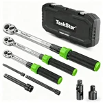 1/4''/3/8''/1/2'' Drive Torque Wrench Set Click Adjustable 72TOOTH. Fixed Price $59.99.