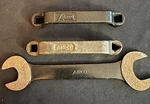 4 Antique Airco Wrenches Welding Gas Bottles 11/16 Double End Acetylene Keys. Fixed Price $19.95.