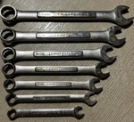 Vintage 7 Pc. Craftsman -va-combination 12PT Wrench Set 5/16"-11/16" -usa. Fixed Price $22.00.