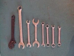Tools, Proto Wrenches, Wrench, 12 Pieces. Fixed Price $32.50.