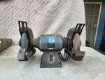 Baldor 1022W 10" Grinder Cast Iron Base Exhaust Type Original Bench Buffer. Fixed Price $375.00.