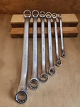 Vintage Husky Tools Sae Offset Double Box End Wrenches 12-POINT Usa Made Euc 6PC. Fixed Price $69.75.