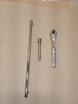 Craftsman 1/4" Drive Ratchet Made Usa Nos Pn 44807 & 2 Extensions 44346 44348. Fixed Price $49.95.