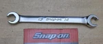 New Snap On RXFMS1314B - 13MM 14MM 6 Pt Double End Flare Nut Wrench. Fixed Price $41.95.