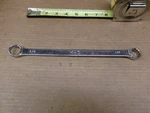Mac Tools Usa 11/16" 3/4" Double Box End Wrench No B2224R. Fixed Price $22.50.