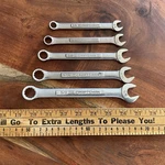 Vintage Pc Craftsman Combination Wrench Set Sae 12 Point 5/8"-3/8". Fixed Price $25.59.