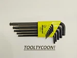 Snap-on Usa AWBPH13 New Ball Head Sae 90 Degree Hex Set Piece .05"-3/8". Fixed Price $84.99.