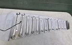 Vintage Craftsman Metric Comb. V/vv Wrench Set Roll, 6-19, 22, 24MM 9-42908. Fixed Price $169.95.