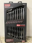 Icon WRDBM-10 Metric Double Box Ratcheting Wrench 56653 (10 Pc). Fixed Price $135.00.