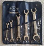 Sk Tools Sae Superkrome Set #381 * 5-PC Flare Nut Line Wrench Made Usa. Fixed Price $84.00.