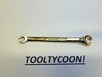 Snap-on Tools Usa 1/4" 5/16" Sae Double Flare Nut 6PT Line Wrench RXFS810B. Fixed Price $49.99.
