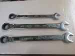 Mac Knuckle Saver Ratchet-open End Wrenches 9/16 11/16 3/4. Fixed Price $90.00.