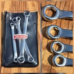Nos Vintage Sears Craftsman Usa 4PC Midget Box End Wrench Set Sae -v- 4379. Fixed Price $39.99.