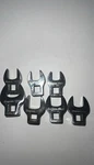 Snap-on Metric Crowfoot Wrench Lot 3/8 Drive 7 Pc. Fixed Price $150.00.