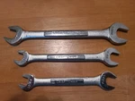 Craftsman 19X17MM, 15X13MM 12X14MM Open End Wrenches **metric. Fixed Price $5.99.