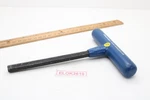 Snap-on AWMCG1610B 10MM Metric T-handle Hex/allen Wrench Blue Comfort Grip Usa. Fixed Price $22.99.