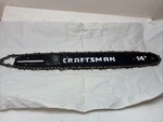 Craftsman 14 Chainsaw Bar And 530-044606. Fixed Price $7.98.
