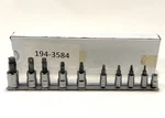Caterpillar Tools Snap-on 194-3584 10-PIECE Torque Socket Torx Set T10-T55. Fixed Price $94.99.