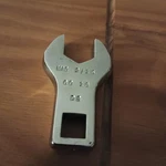 Mac 3/8" Drive 9/16" Co 18 D2 Chrome Open End Crowfoot Wrench Socket. Fixed Price $20.00.
