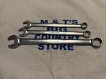 1991 Snap-on Tools Usa 3PC Combo Wrench Set OEX16A 1/2" OEX18A 9/16" OEX24A 3/4". Fixed Price $112.50.
