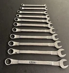Craftsman Professional Raised Panel 42XXX Wrench Set Sae -15/16 Usa 11PC.. Fixed Price $250.00.