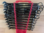 Carlyle Tools By Napa Cwl 11PC Sae 12PT Full Polish Wrench Set 3/8-1". Fixed Price $79.99.