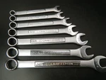 Craftsman Usa 7 Pc 12 Pt Combination Wrench Set 3/8" - 3/4". Fixed Price $24.99.