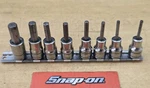 Snap On 208EFAY - 3/8" Pc Sae Standard Hex Bit Socket Driver Set. Fixed Price $74.95.