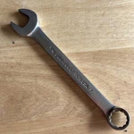 Blue Point 9/16" Combination Wrench 12 Satin Finish BO18 Vtg Usa. Fixed Price $21.95.