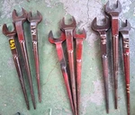 (lot Of 3 Klein,williams, Ironworker Spud Wrenches 1-5/8" 1-1/2" ,1-1/4"). Fixed Price $89.00.