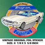 Snap-on 1964 1/2 Mustang American Classic Vintage Original Foil Decal Sticker. Fixed Price $10.18.