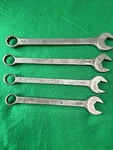 Set Of (4) Mac Tools Vintage Combo Wrenches C8-9-10-11. 12PT.. Fixed Price $29.00.