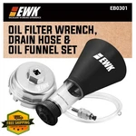 Ewk Oil Filter Wrench Funnel Drain Hose Toyota Lexus Scion 2.0-5.7L. Fixed Price $78.99.