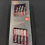 Icon Professional Large Sae Combination Wrench Set WCS-4 1-1/16" 1-1/4" Inches. Fixed Price $110.00.