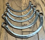 Mac Tools Metric Half Moon Curved Obstruction Double Box End Wrench Set Lot. Fixed Price $375.00.